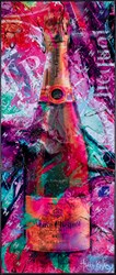 Golden Veuve Clicquot by Henri Miller - Original Painting on Box Board sized 31x73 inches. Available from Whitewall Galleries
